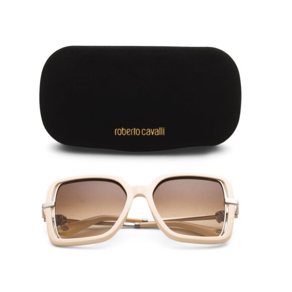 ROBERTO CAVALLI Ivory 55mm Sunglasses